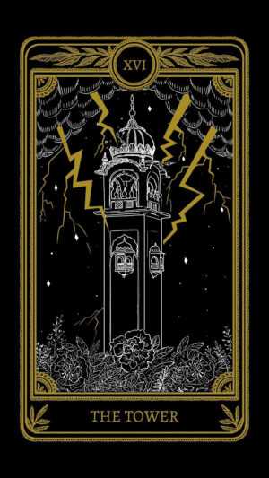 Tower Tarot Card Wallpaper