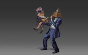 Uncle Sam Pyramid Head Wallpaper