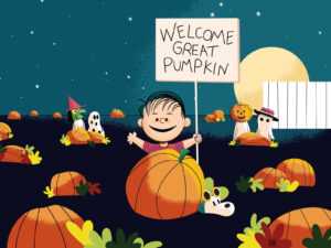 Welcome Great Pumpkin Wallpaper