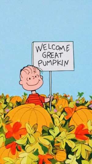 Welcome Great Pumpkin Wallpaper