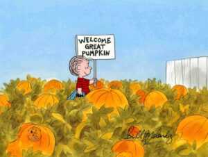 Welcome Great Pumpkin Wallpaper