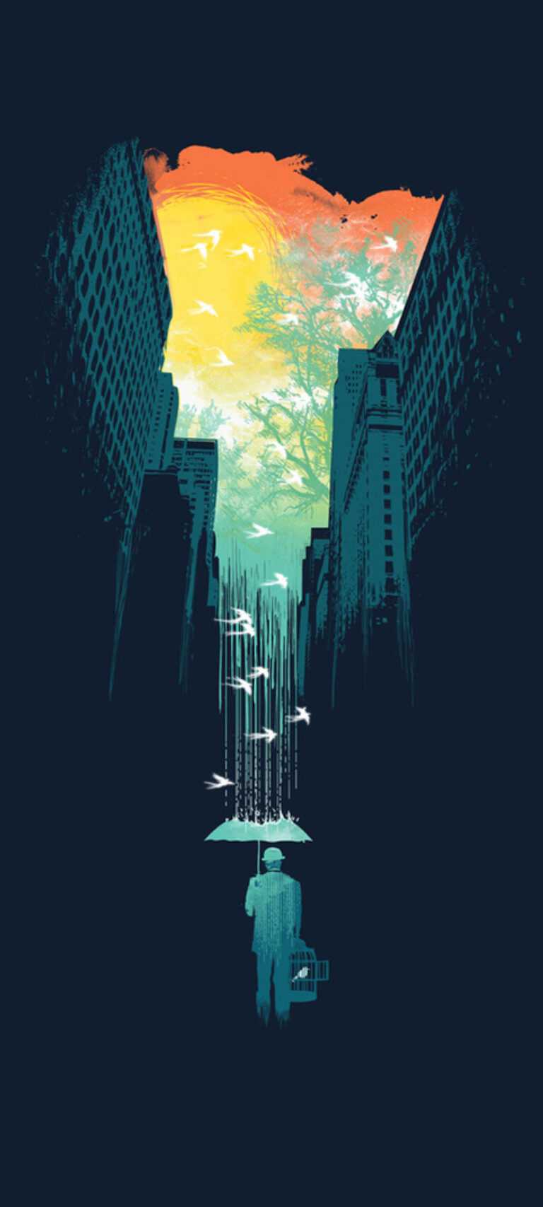 1080×2400 City Wallpaper iXpap