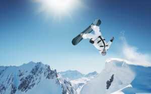 4K Snowboarding Wallpaper