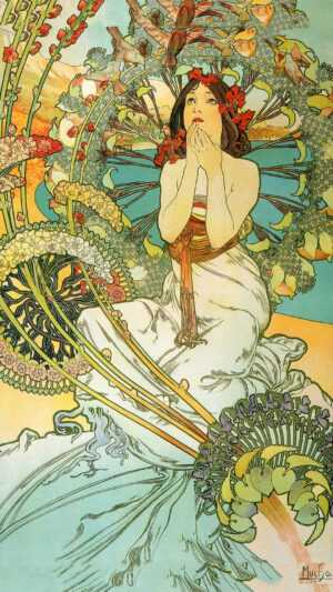 Alphonse Mucha Wallpaper