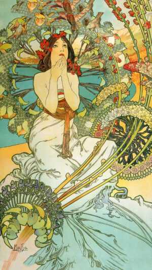 Alphonse Mucha Wallpaper