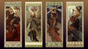 Alphonse Mucha Wallpaper