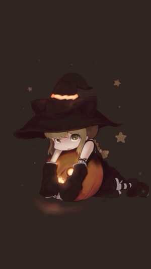 Cute Witch Wallpaper