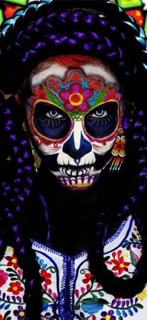 Dia De Muertos iPhone Wallpaper