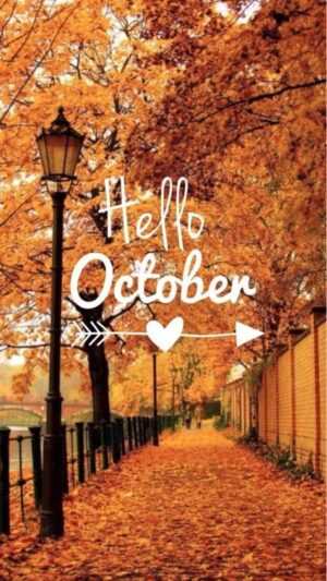 Hello October Wallpaper