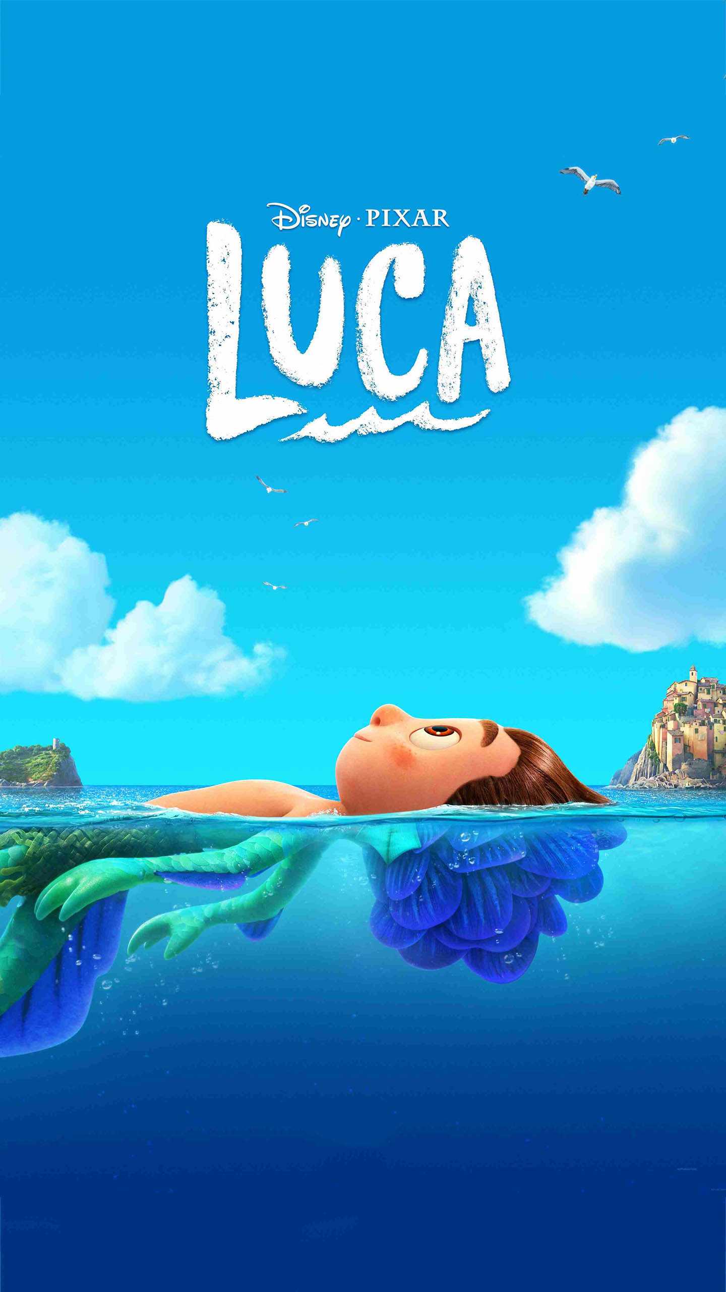 Download Pixar Luca Paguro Poster Wallpaper