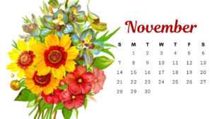 November 2021 Calendar Wallpaper