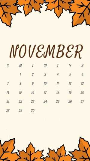 November 2021 Calendar Wallpaper