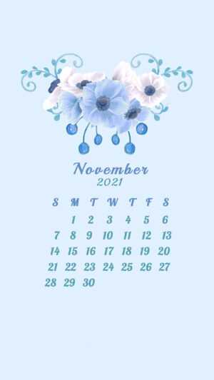 November Calendar 2021 Wallpaper