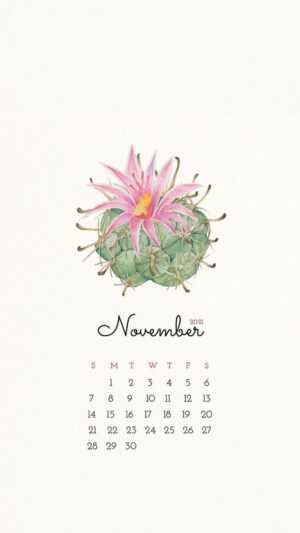 November Calendar 2021 Wallpaper