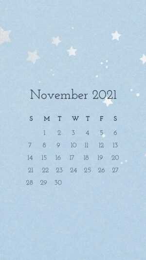 November Calendar 2021 Wallpaper