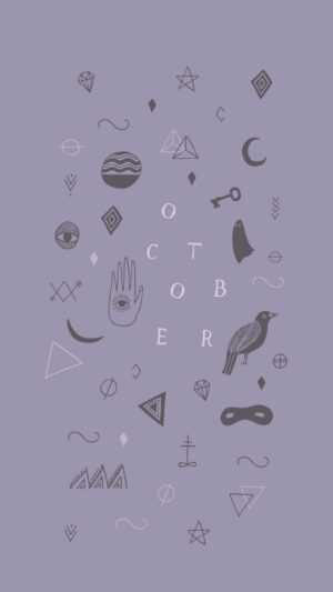 October Aesthetic Wallpaper