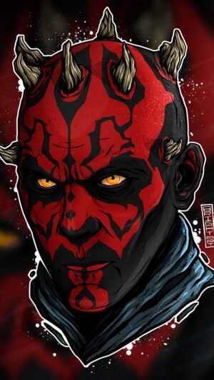 iPhone Darth Maul Wallpaper