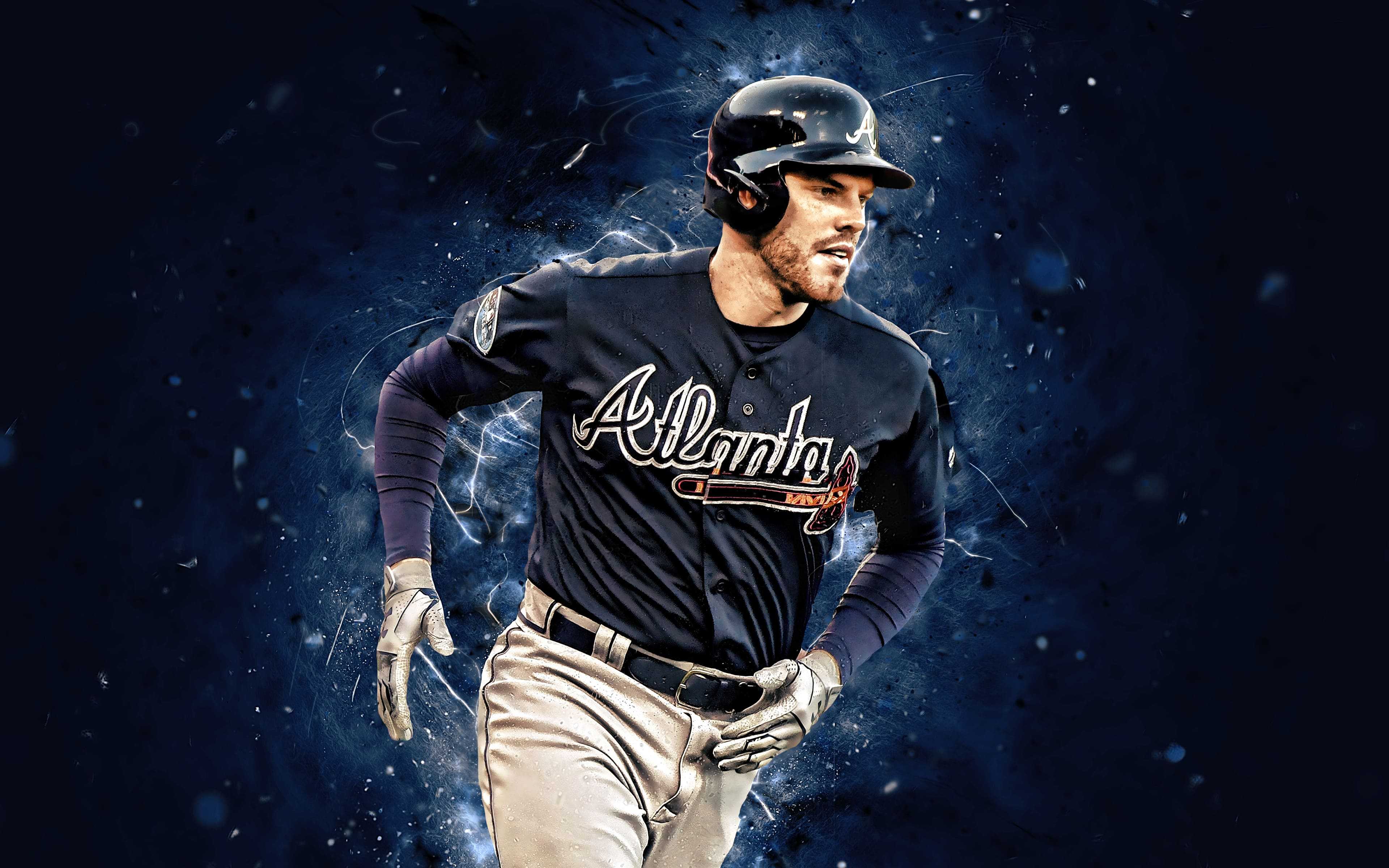 Freddie Freeman Wallpaper - iXpap  Atlanta braves baseball, Braves baseball,  Braves