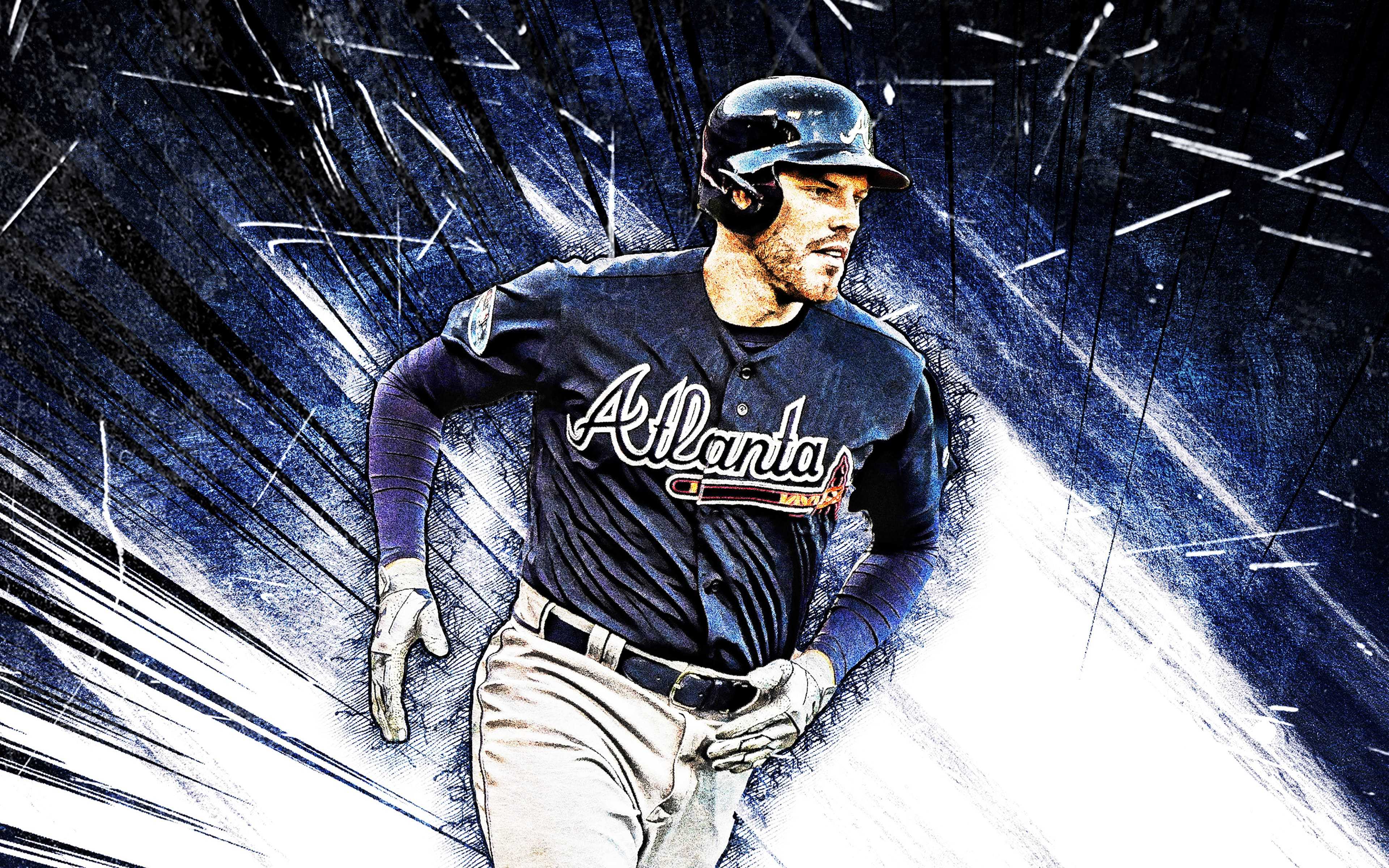 Freddie Freeman Wallpaper - iXpap  Atlanta braves, Atlanta braves