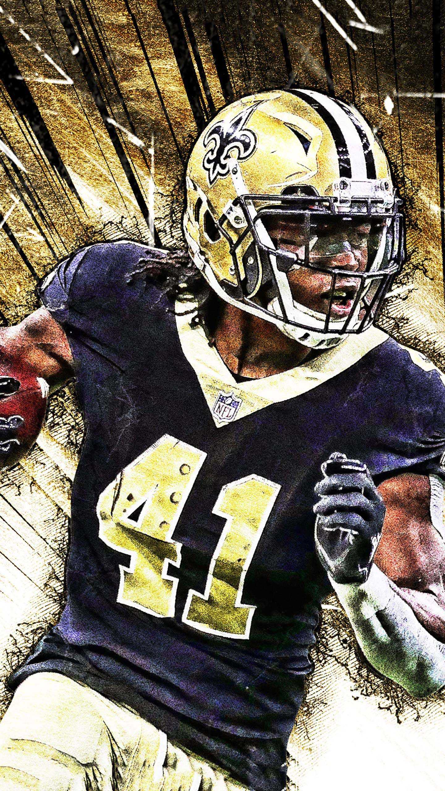 iPhone Alvin Kamara Wallpaper - iXpap in 2023  Alvin kamara, Atlanta  falcons football, New orleans saints