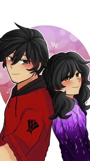 Aphmau and Aaron Wallpaper