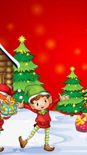 Christmas Elf Wallpaper