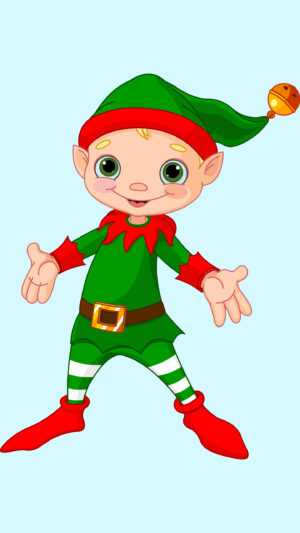 Christmas Elf Wallpaper