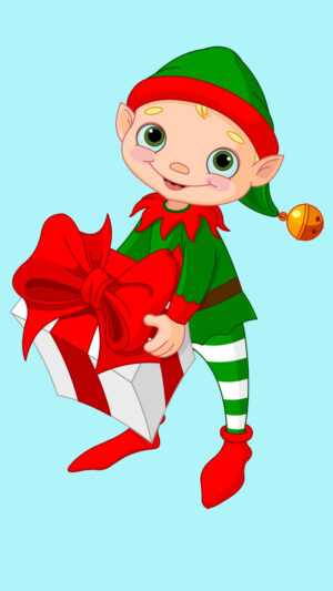 Christmas Elf Wallpaper