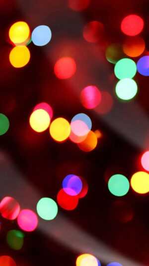 Christmas Lights iPhone Wallpaper