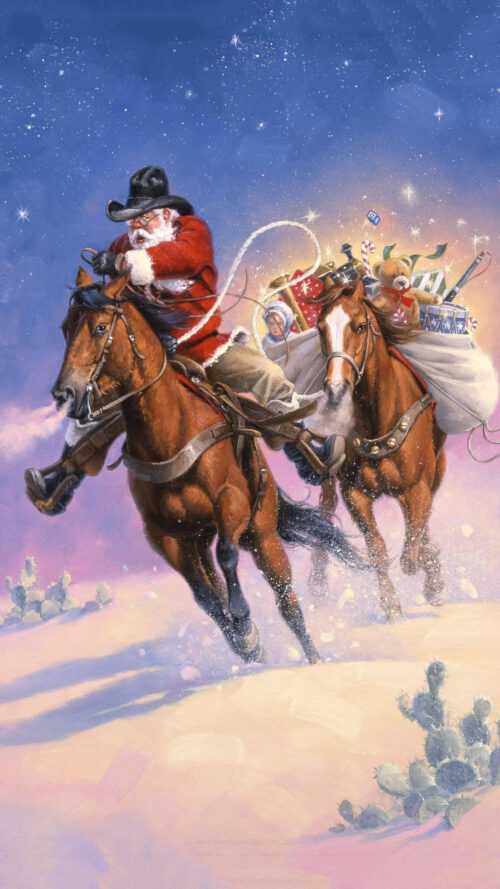 Cowboy Christmas Wallpapers - iXpap