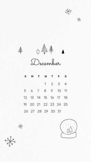 December 2021 Calendar Wallpaper