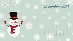 December 2021 Calendar Wallpaper