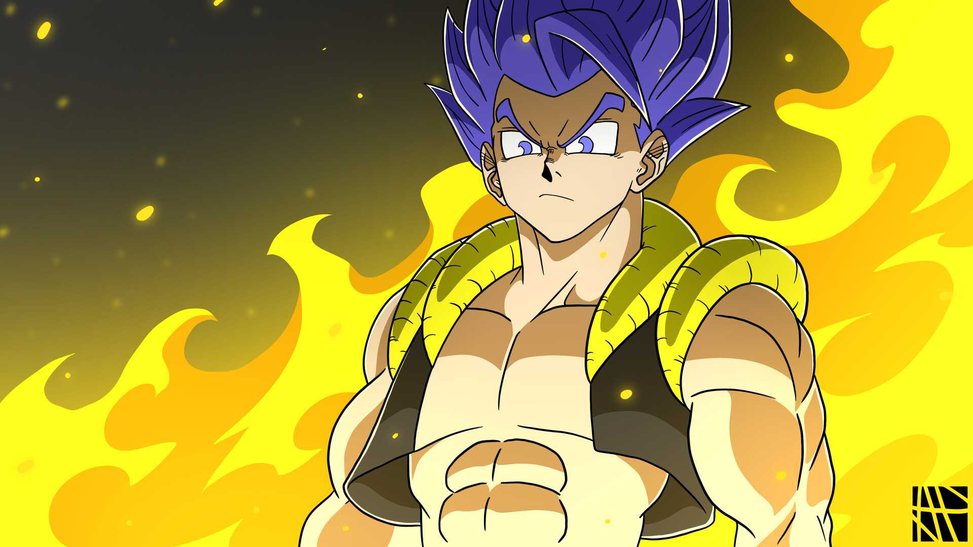 Gogeta SSJ4 Wallpaper - iXpap  Dragon ball super, Dragon ball