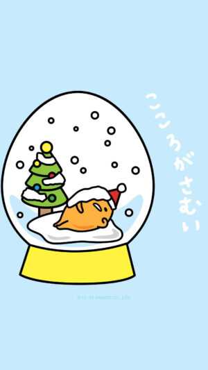 Gudetama Christmas Wallpaper