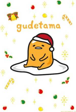 Gudetama Christmas Wallpaper