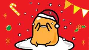 Gudetama Christmas Wallpaper