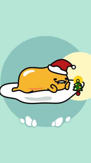 Gudetama Christmas Wallpaper