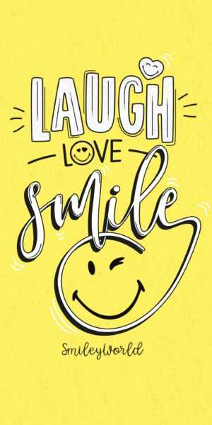 Laugh Love Smile Wallpaper