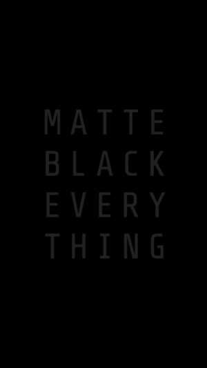 Matt Black Wallpaper