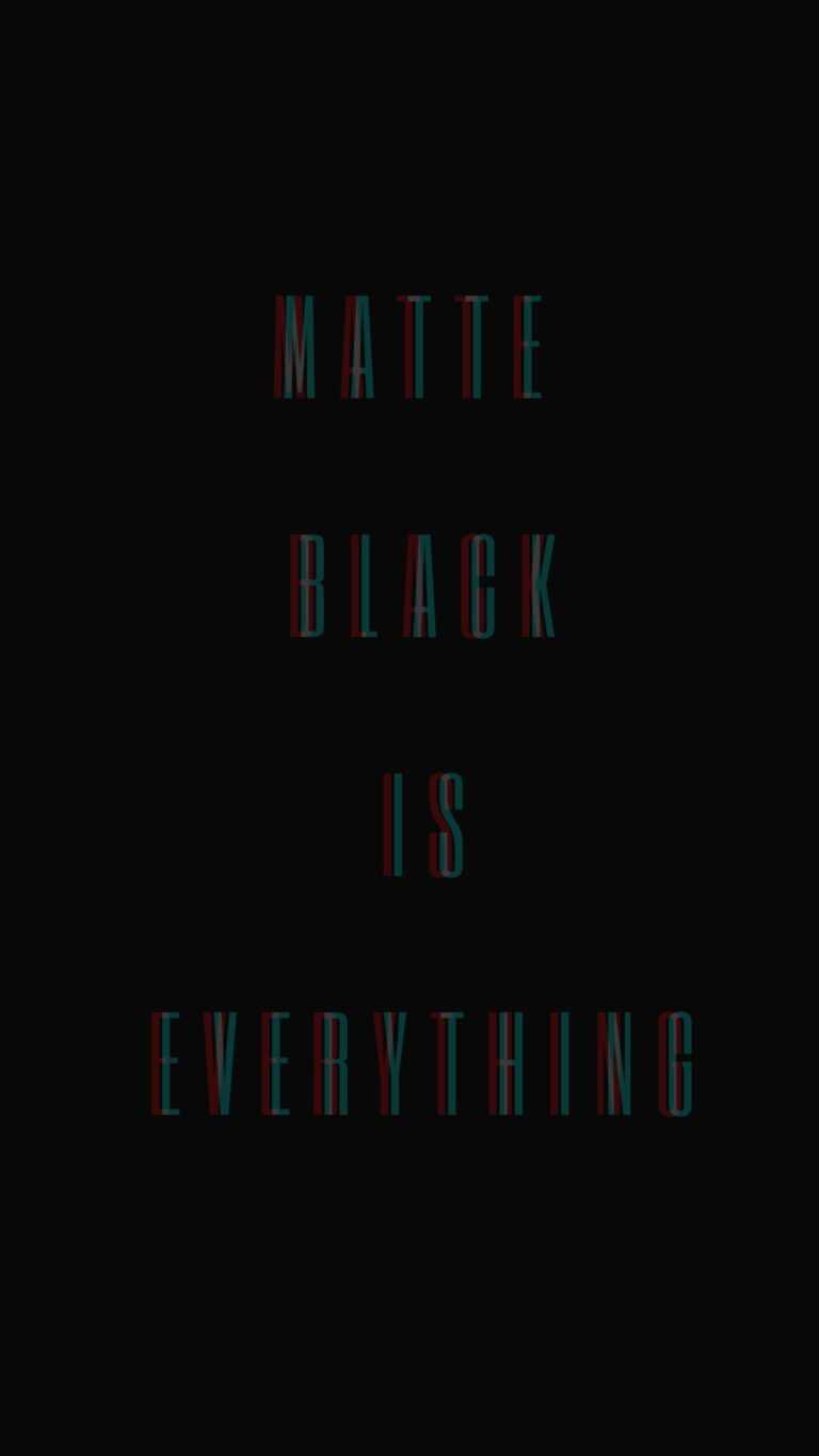 Matte Black Wallpaper - iXpap