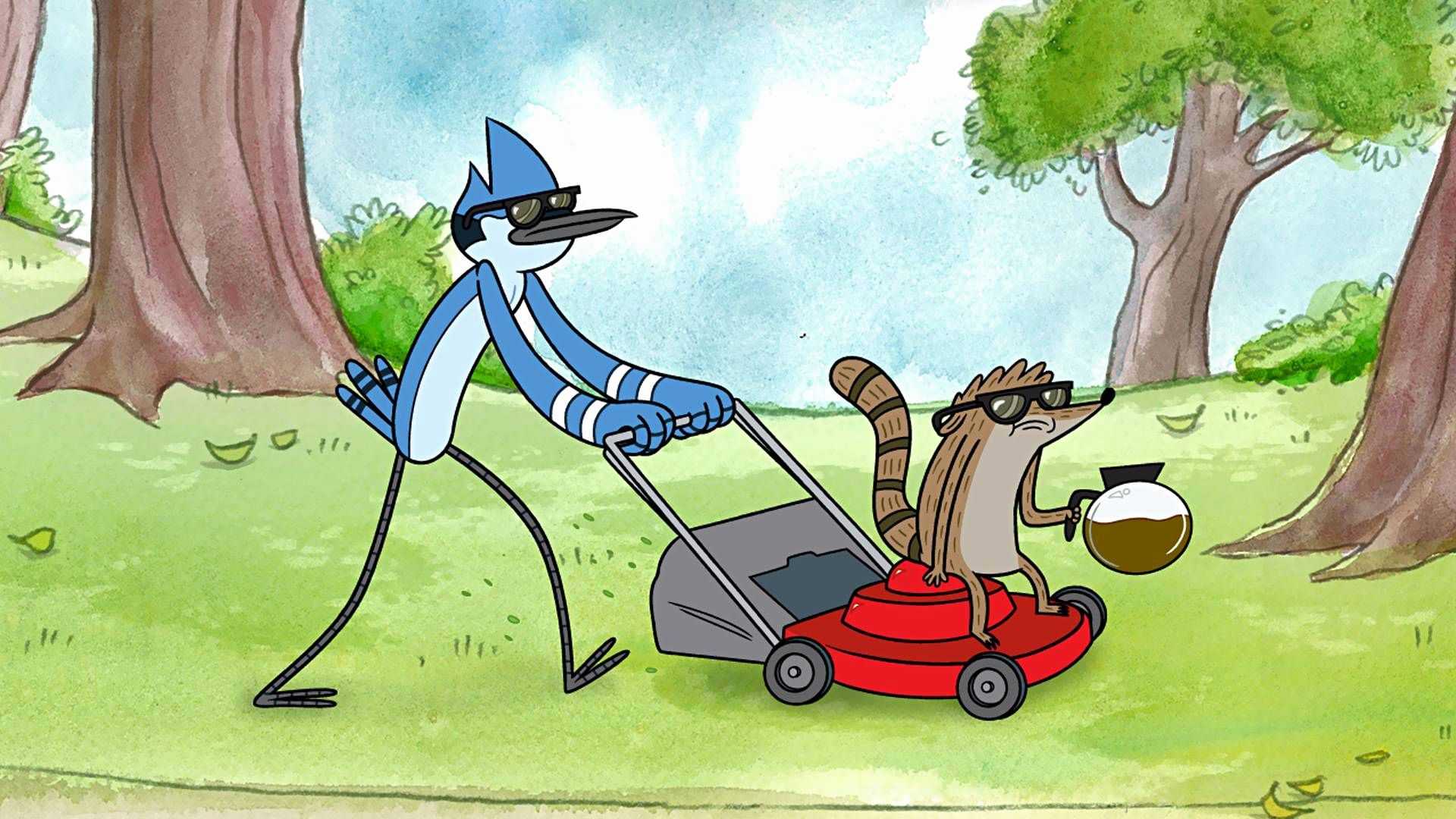 Discover more Anime, Cartoon, Mordecai, Regular Show, Rigby wallpaper. 