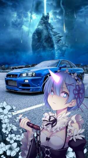 Wallpaper JDM Anime