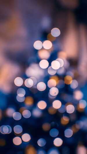 iPhone Christmas Lights Wallpaper