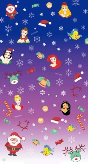 iPhone Disney Christmas Wallpaper