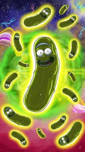 iPhone Pickle Rick Wallpapers