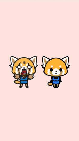 Aggretsuko iPhone Wallpaper