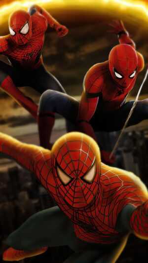 All Three Spider Man Wallpaper