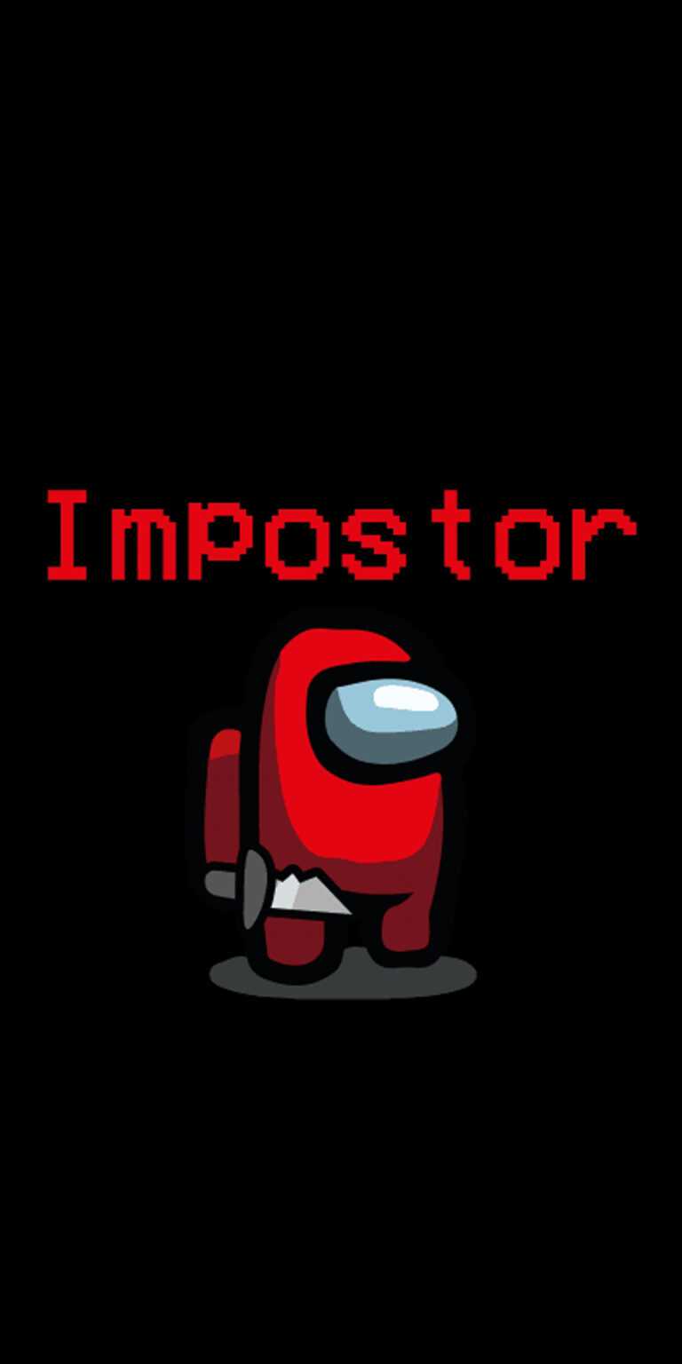 Among Us Impostor Wallpaper iXpap