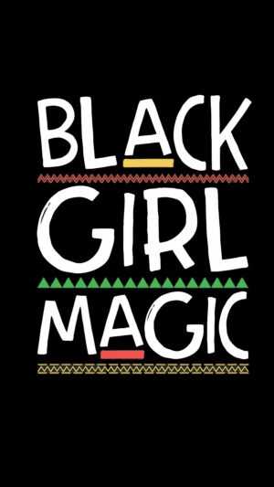 Black Girl Magic Wallpaper iPhone