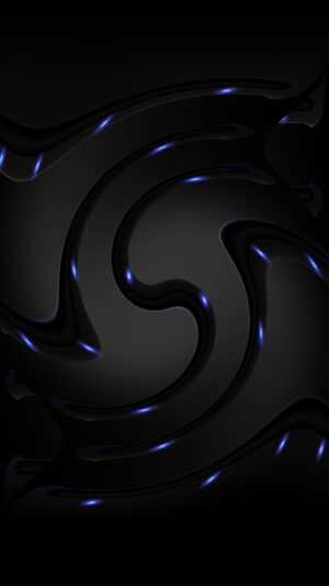 Black and Blue Wallpaper